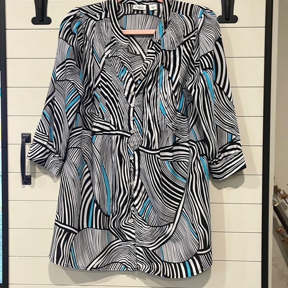 #34 Cato Turquoise Black